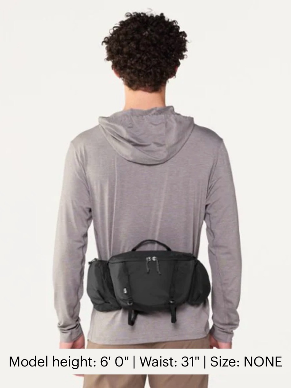Black Waist Pack Travel & Everyday Belt Bag
